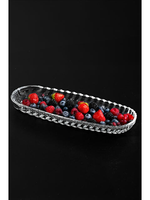 Porsima 1258 Santa - Cam Sunum Tabağı 28 cm - S000376071-26865