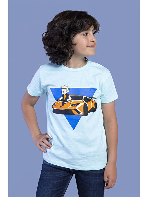 Toontoykids Erkek Çocuk Araba Baskılı Tişört - S000359037-23710