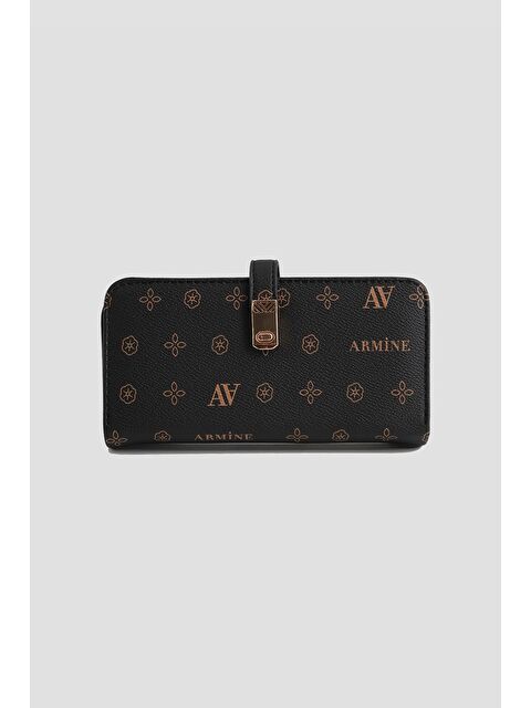 ARMİNE Cüzdan El Çantası 24Yd7002-2 Siyah