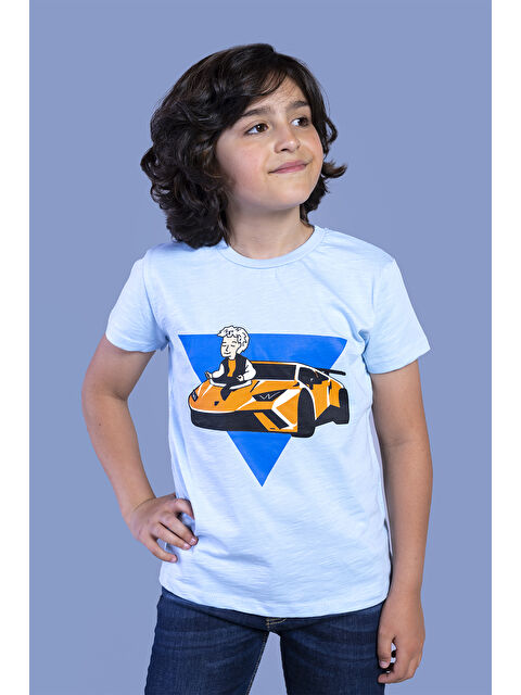 Toontoykids Erkek Çocuk Araba Baskılı Tişört - S000359037-17234