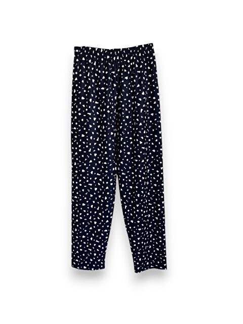 Formo Kadın Siyah Beyaz Desenli Süet Kaliteli Yumuşak Kışlık Pijama Altı - S000283642-37246