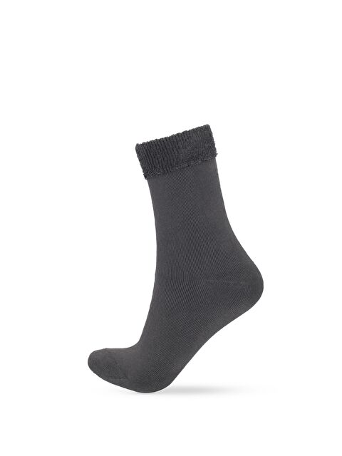 Katia And Bony Kadın Antrasit Renkli Havlu Soket Çorap