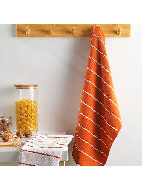 SCHAFER Home Misha 2 li Kurulama Bezi 40x60 Cm-Turuncu - S000393415-20013