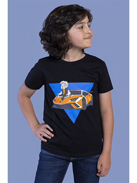 Toontoykids Erkek Çocuk Araba Baskılı Tişört - S000359037-19351