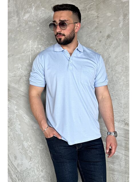 Mishar İtalia Yarım Düğmeli Polo Yaka Cepli Erkek Tişört - S000372948-17234