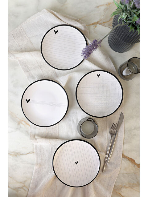 Keramika Sensa Ege Pasta Tabağı 20 Cm 4 Adet - S000508388-23173