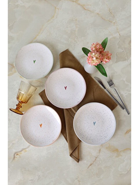 Keramika Livia Ege Pasta Tabağı 20 Cm 4 Adet - S000508392-23173