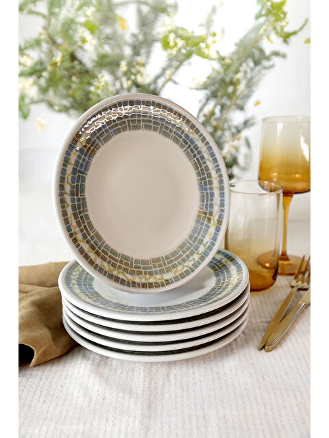 Keramika Professional Mosaica Pergamon Pasta Tabağı 20 Cm 6 Adet - S000508391-23173