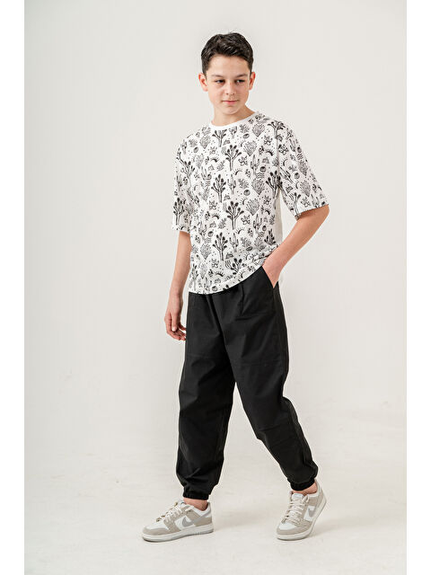 pi pengai Erkek Çocuk 2'li Takım (T-Shirt+Jogger Pantolon) P1027 - S000362149-19351