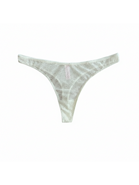 Bonbon Kadın Dantelli Transparan String Bb2073