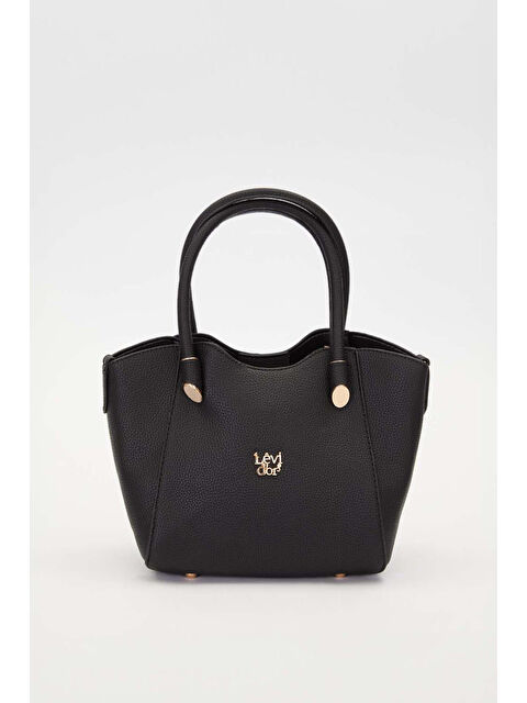 Remsa 3 Gözlü Fermuarlı Askılı Deri Çanta 930538 Siyah