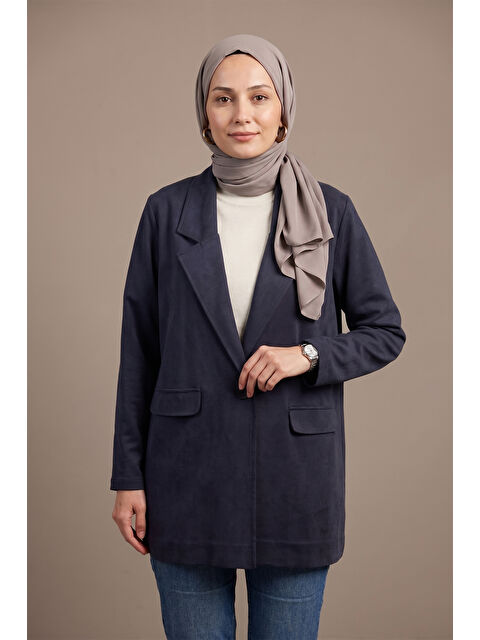 Remsa Lyocell Blazer Ceket 878 Lacivert