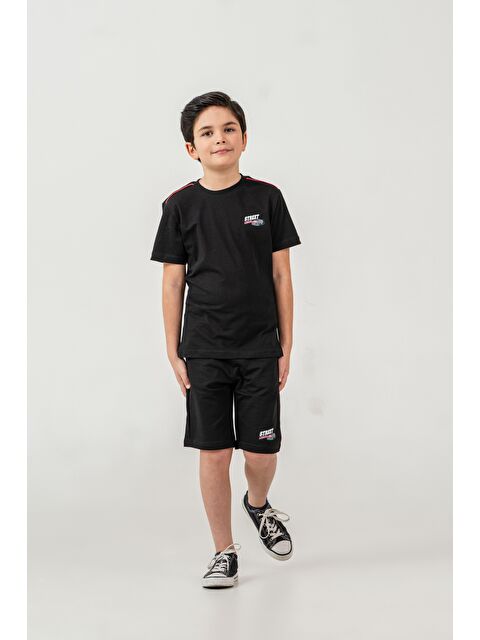 Mışıl Kids Street Legend Baskılı Erkek Çocuk Şort - Tişört Takımı - S000513771-19351