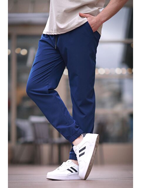 Madmext İndigo Erkek Jogger Pantolon 6529 - S000437718-23093
