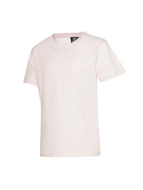 Hummel Laures Çocuk Pembe Yuvarlak Yaka Tişört