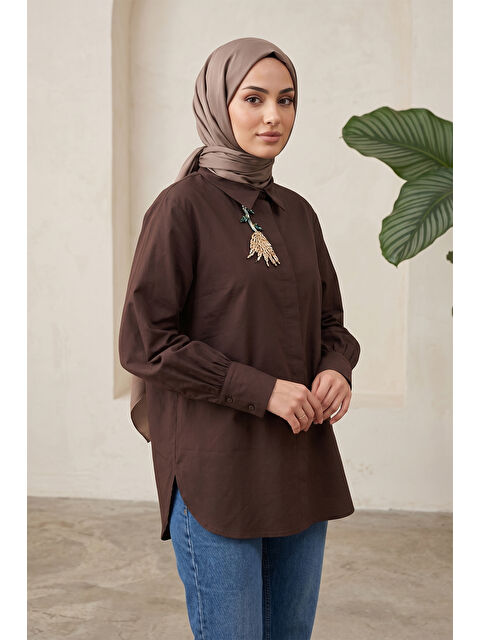 Remsa Missemramis Violet Gömlek 5223 Kahverengi