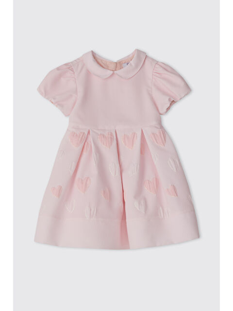 Panço Kız Bebek Pembe Parti Elbisesi