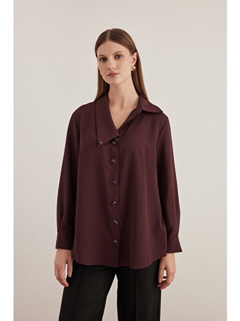 AKER Mendil Yaka Bluz - S000475836-20036