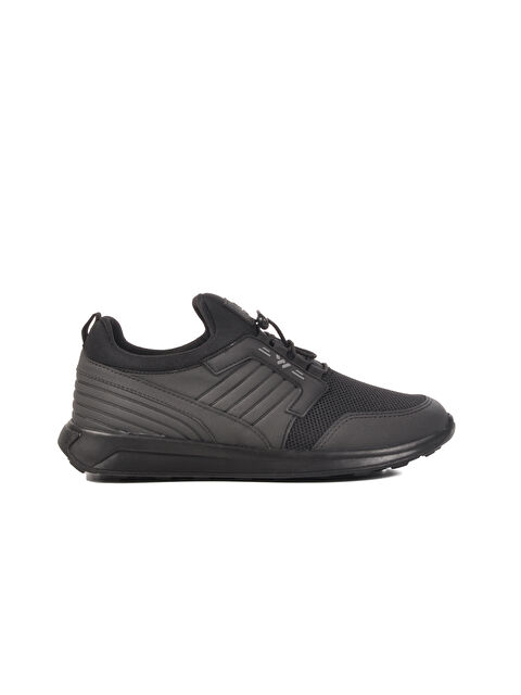 Walkway Siyah Fileli Kilit Bağcıklı Erkek Spor Ayakkabı Canis M - S000352438-22238