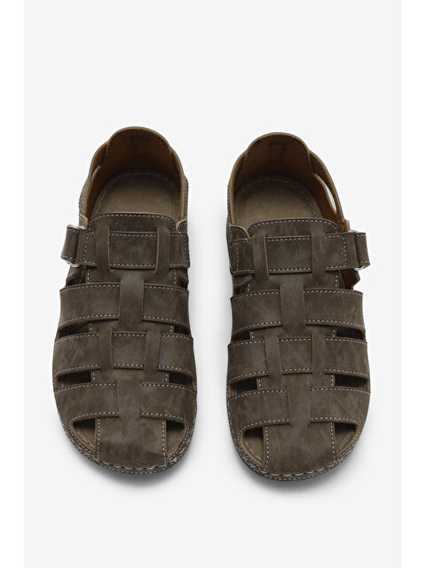 TONNY BLACK Erkek Vizon Rahat Kalıp Poli Taban Kapalı Sandalet - S000527678-26429