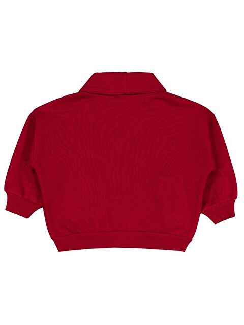 Civil Baby Yazı Nakışlı 6-18 Ay Hırka - Bordo 12-18 Ay - S000484570-19951