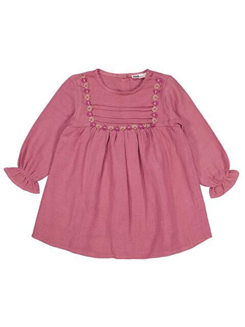 Civil Girls Roba Çiçekli 2-5 Yaş Elbise - Pembe 5-6 Yaş - S000484536-20028