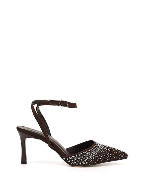 GÖNDERİ(R) Kadın KAHVERENGİ Bilekten Bağlı İnce Topuklu Ayakkabı - S000531677-19413