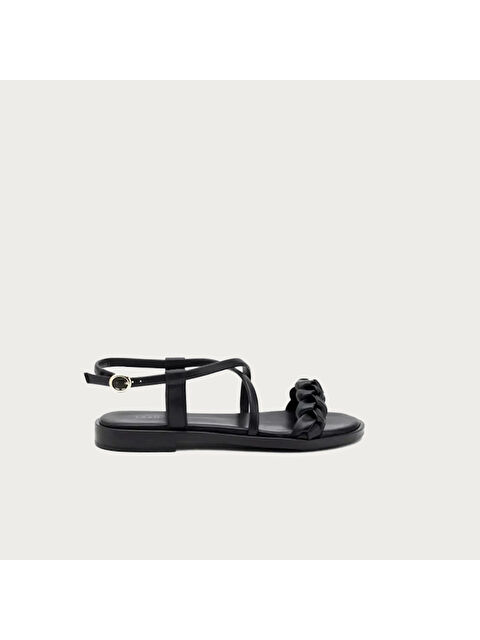 Frau Kadın Sandalet 85P9 MOFY Leather Nero