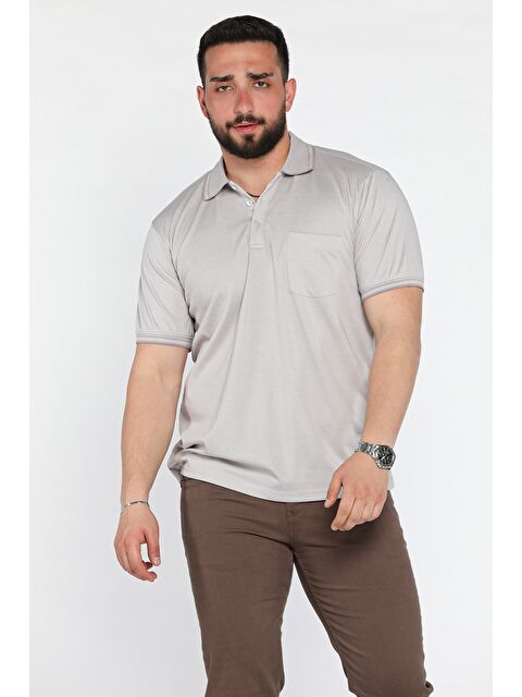 Mishar İtalia Yarım Düğmeli Polo Yaka Cepli Erkek Tişört - S000372948-25636