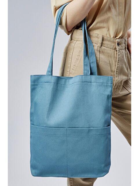 Bagg 3 Cepli Petrol Mavisi Gabardin Çanta - S000366127-37399