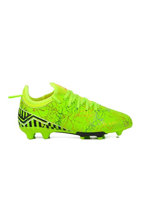 Playup Neon Sarı Bağcıklı Çocuk Krampon Mk-241-F - S000144277-20066