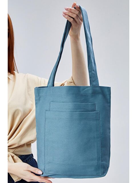 Bagg 2 Cepli Petrol Mavisi Gabardin Çanta - S000366131-37399