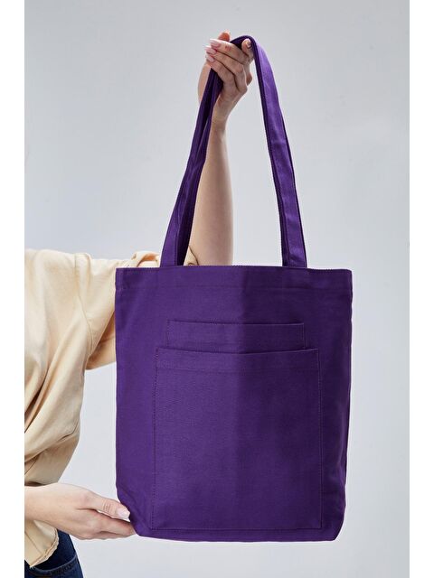 Bagg 2 Cepli Koyu Mor Gabardin Çanta - S000366133-20042