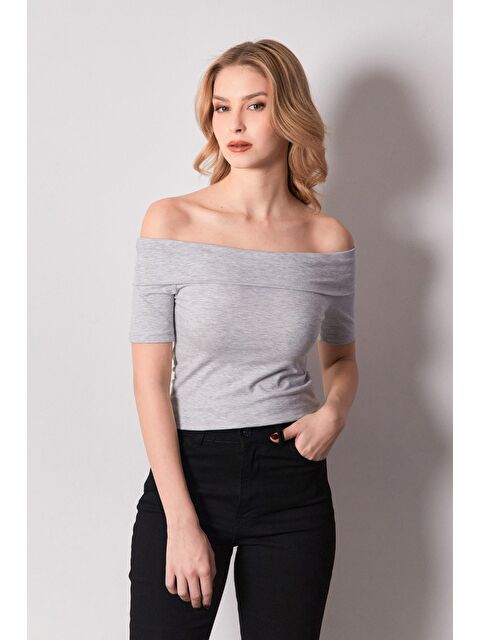 Fullamoda Basic Madonna Yaka Bluz - S000332280-17308