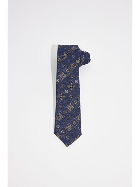 TUDORS Desenli Klasik Cep Mendilli Erkek Kravat - S000347951-23173