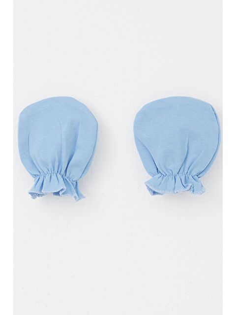 Breeze Yenidoğan Bebek Eldiven Basic Mavi (7 X 9 Cm) - S000508405-17234