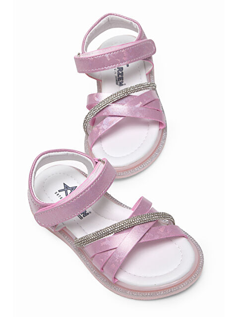 TONNY BLACK Çocuk Unisex Pembe Çoçuk Çarpraz Bağlı Sandalet - S000517414-20024