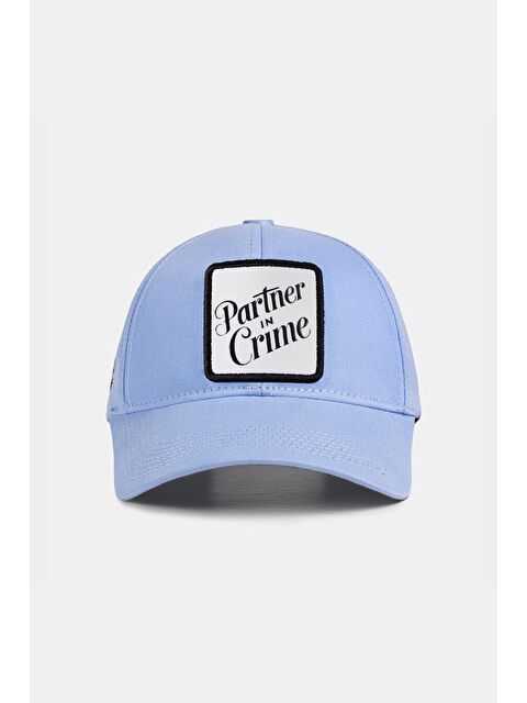 BlackBörk Six Partner In Crime Logolu Buz Mavi Beyzbol Şapka