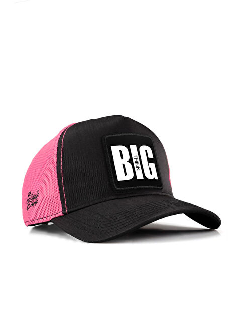 BlackBörk Big Think Cordura Siyah-Pembe Trucker Şapka