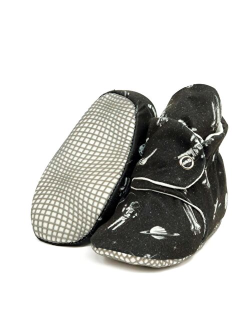 Ella Bonna Organik Pamuk Bebek Pandufu, Kaydırmaz Taban, Yenidoğan Patiği, Ev Kreş Ayakkabısı - S000251866-3490