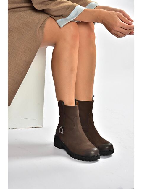 Fox Shoes Kahverengi Kadın Bot V654070401 - S000441877-19413