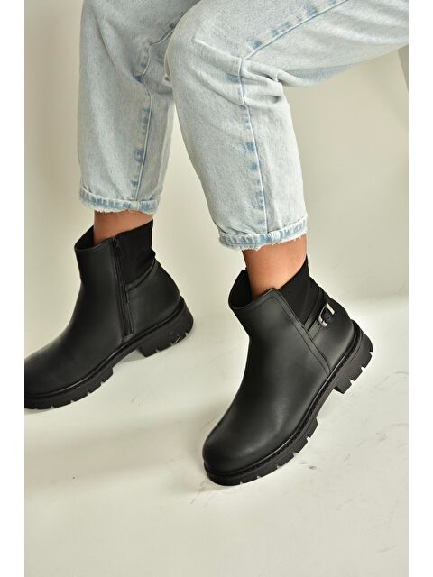 Fox Shoes Siyah Kadın Bot V674420409 - S000464428-19351