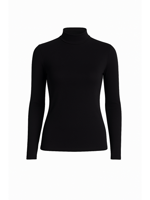 ARMİNE Uzun Kollu Balıkçı Yaka Badi Ortd9041 Siyah - S000489664-19351