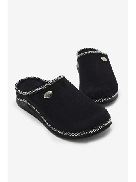 TONNY BLACK Kadın Siyah Rahat Kalıp Poli Taban Günlük Terlik - S000527686-19351