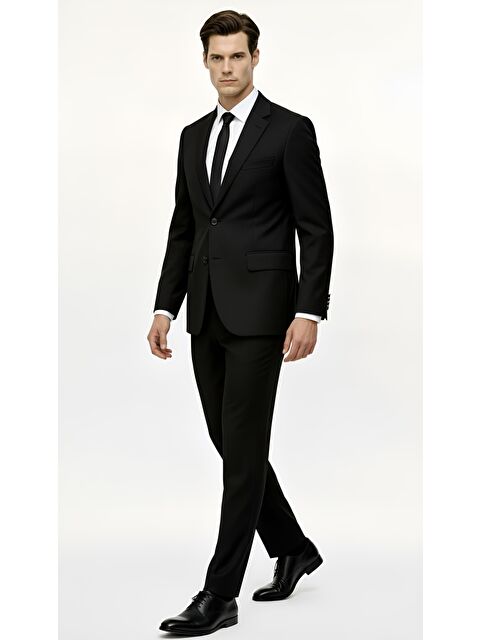 igs Erkek Siyah  / Rahat Kalıp Takım Elbise - S000490260-19351