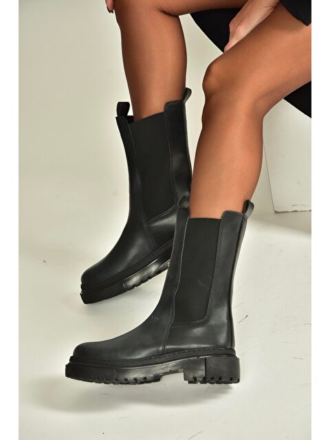 Fox Shoes Siyah Kadın Bot V652649009 - S000464431-19351