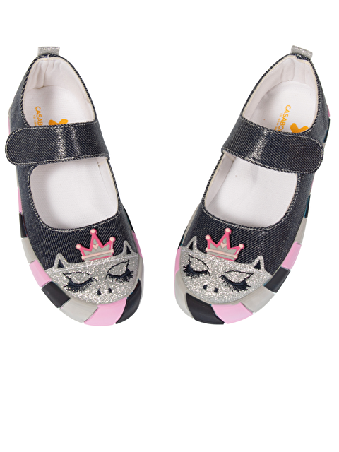 Casabony Prenses Parlak Denim Kız Çocuk Babet - S000387020-23093