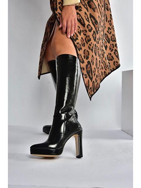 Fox Shoes Siyah Kadın Çizme V820660660 - S000464437-19351