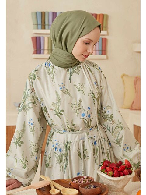 Fresh Scarfs İnce Pamuk Vual Şal Çağla Yeşili - S000420394-19977