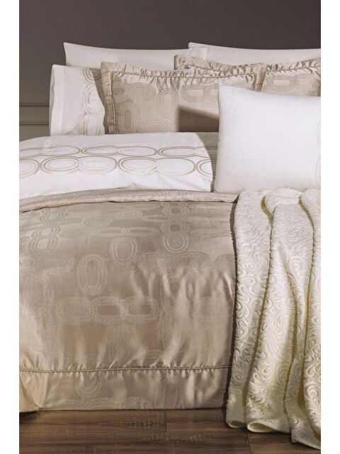 Çeyiz Diyarı Arel 10 Parça Çeyiz Seti Bej - S000489685-19928